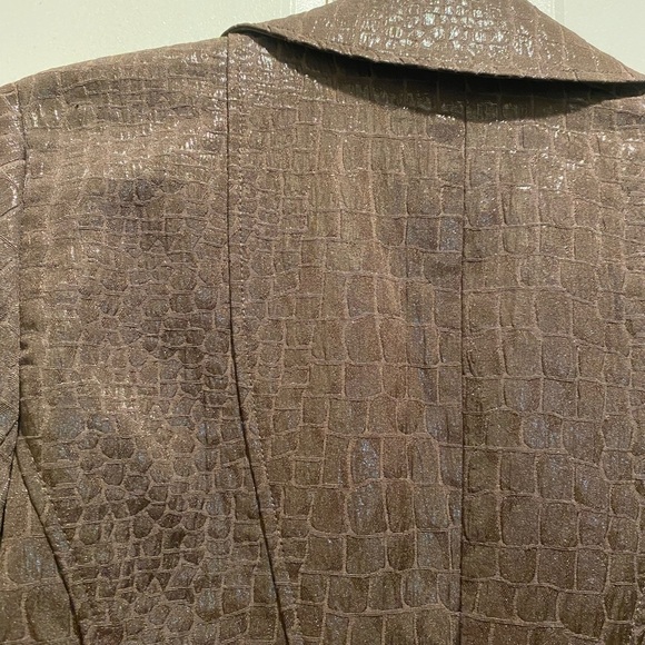 Brown Pattern Jacket - Picture 4 of 5